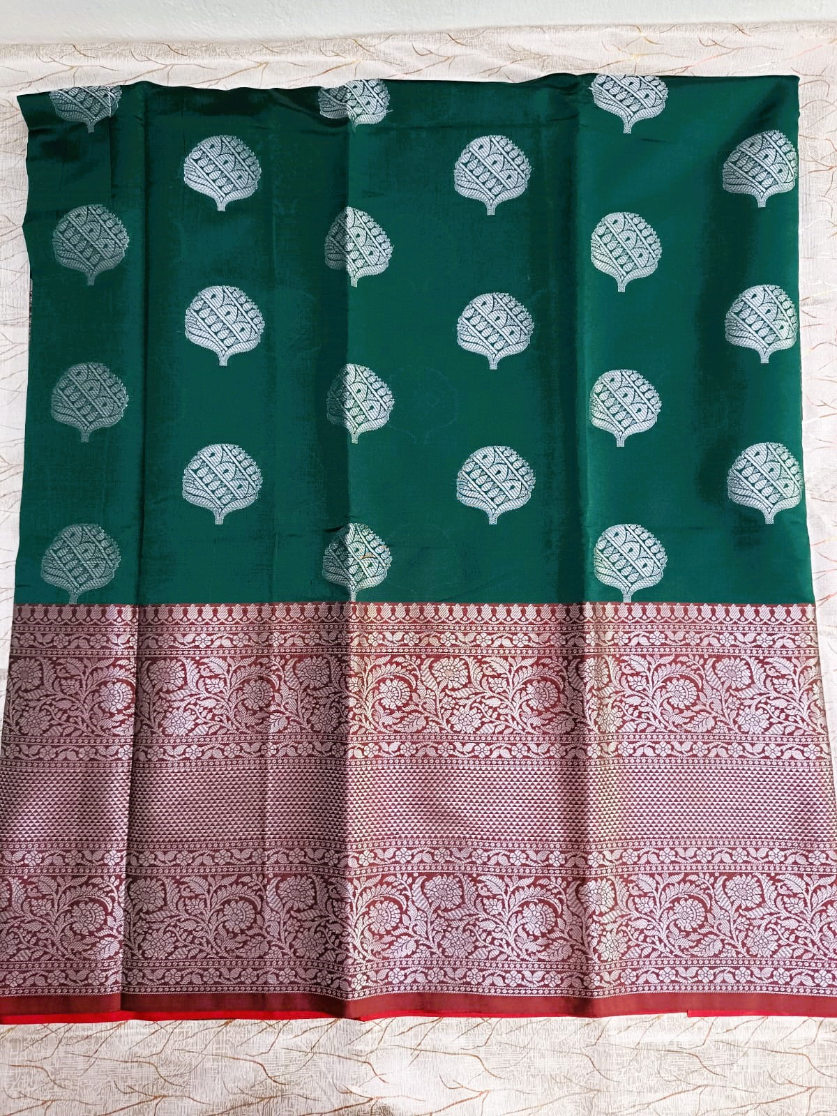 Green Banarasi Saree