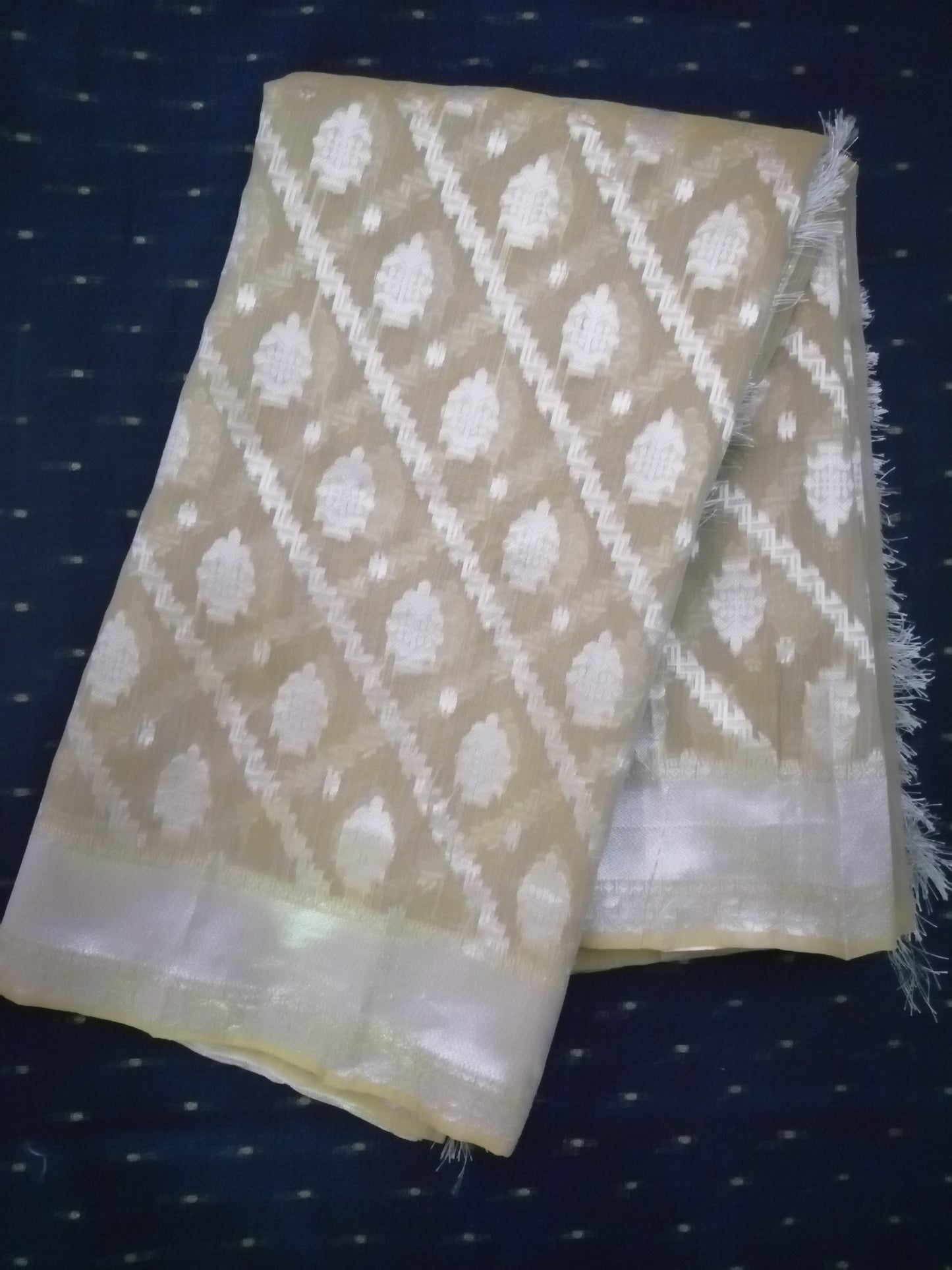 Light Brown Classic Silk Ratnam Saree