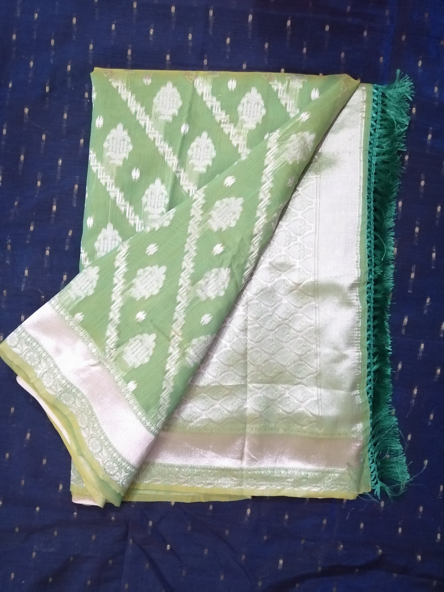 Green Classic Silk Ratnam Saree