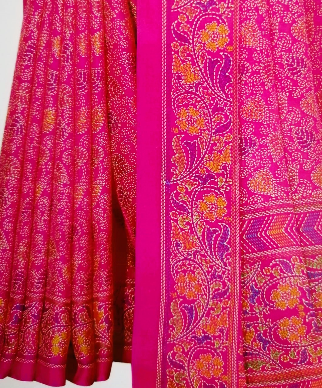 Pink Fancy Varamala Saree