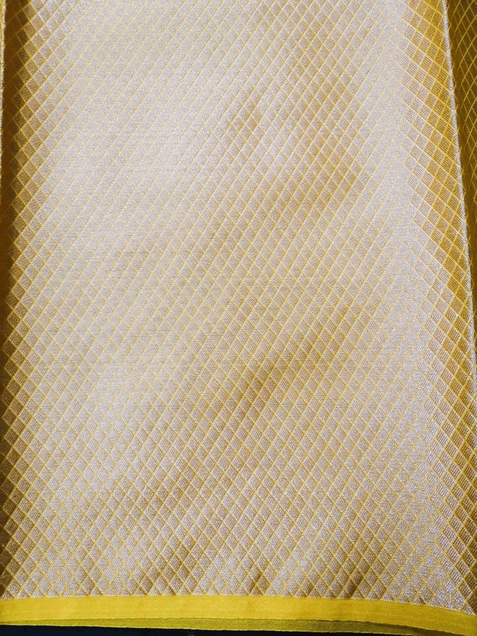 Yellow Organza Buta Saree