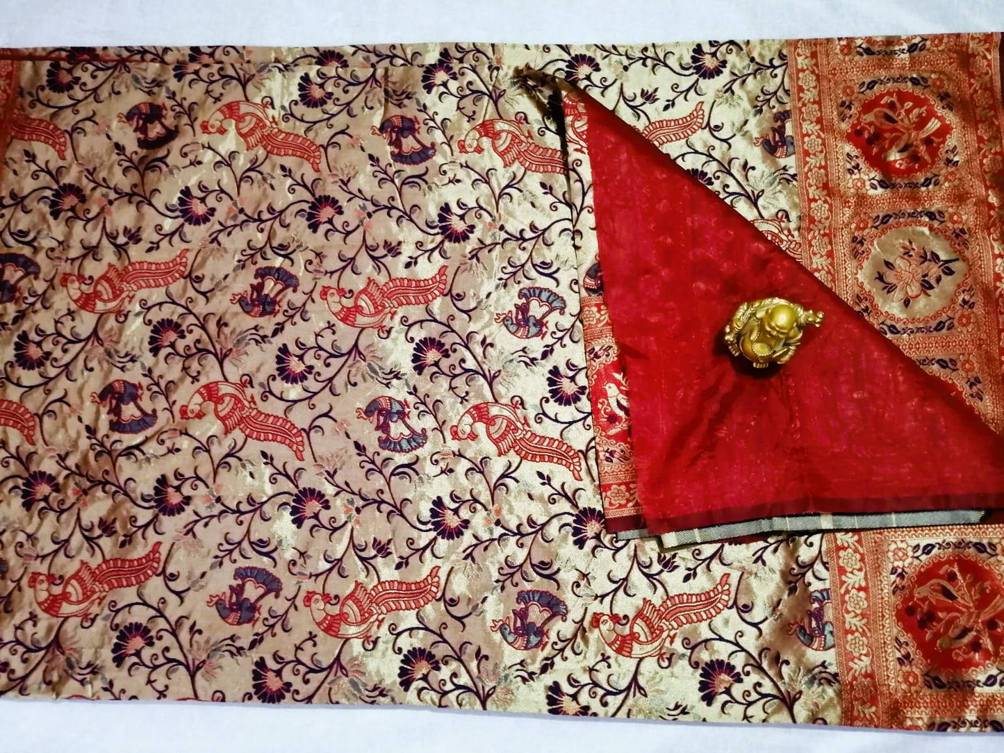 Red Golden Paithani Saree