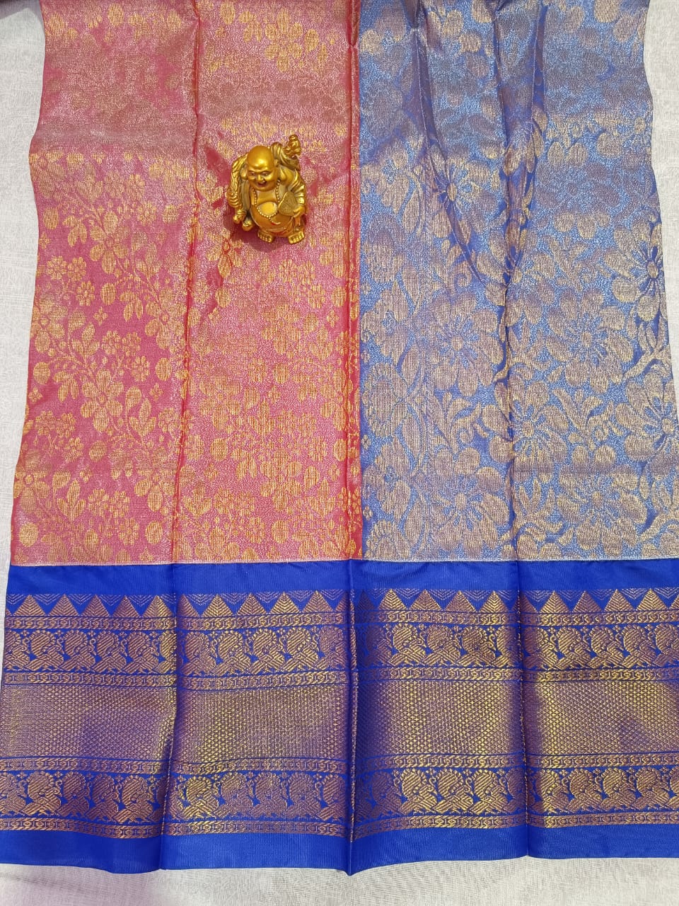 Red Kuppadam Silk Saree